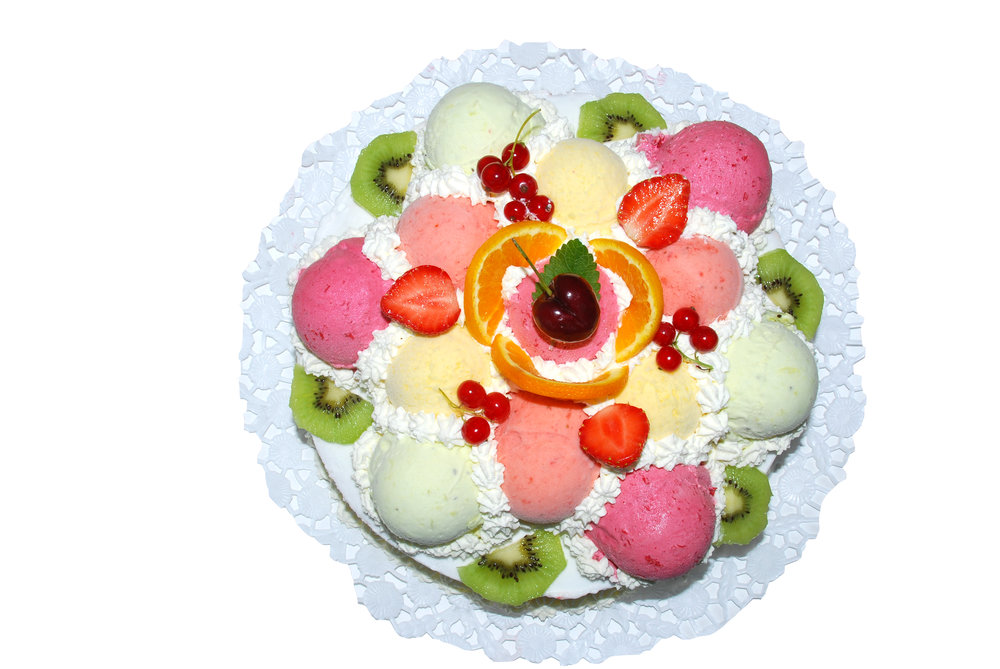 fruchtige Eistorte